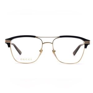 Gucci Glasses GG0241O 002 54-17 Gold Medium